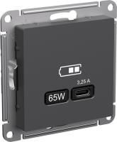 Зарядное устройство USB Schneider, USB-C, 65Вт (Базальт)